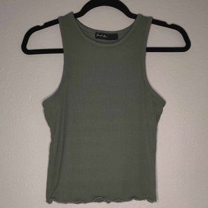 Muted Army Green Brit & Bri Tank Top